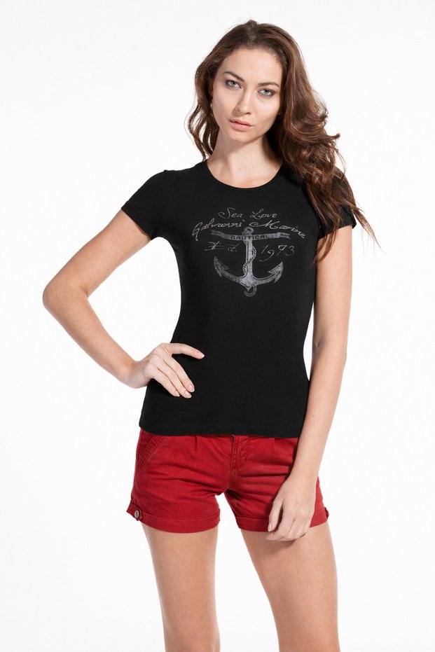 Women's T-Shirt - Lorana Black