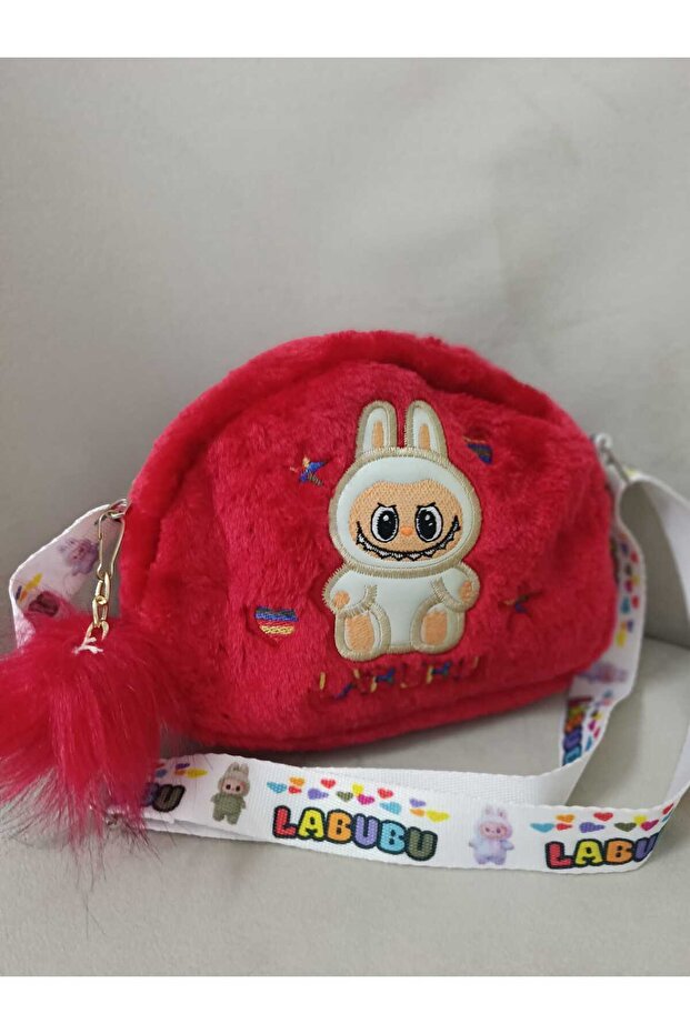 Labubu Patterned Child Shoulder Bag