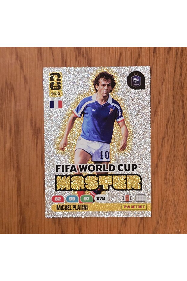 Fwc 2035 Michel Platini France World Cup Master Game Card
