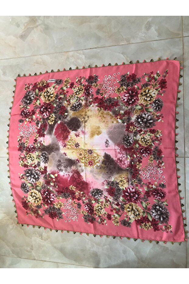 Handcrafted Embroidered Writing, Scarf, Dowery Gift