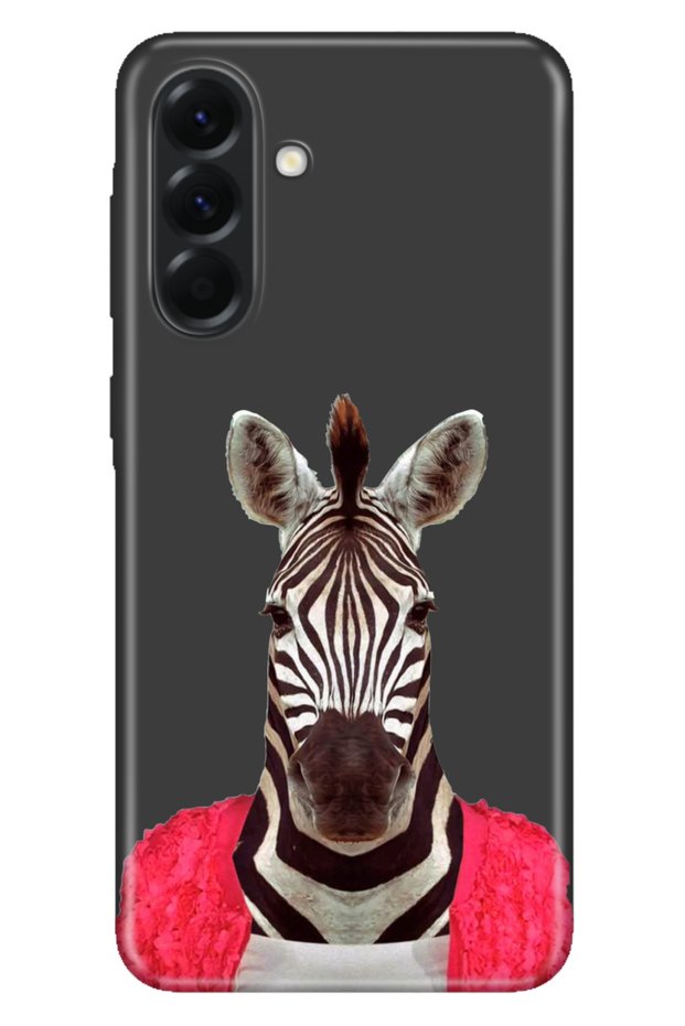 Galaxy A57 (Sm-A576B) Compatible Case Decorative Silicone Printed Cover Cute Zebra