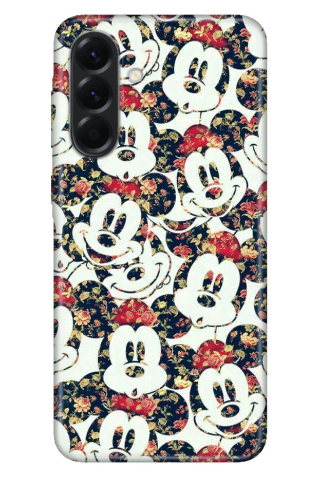 Galaxy A57 (Sm-A576B) Compatible Case Colorful Silicone Printed Tpu Mouse
