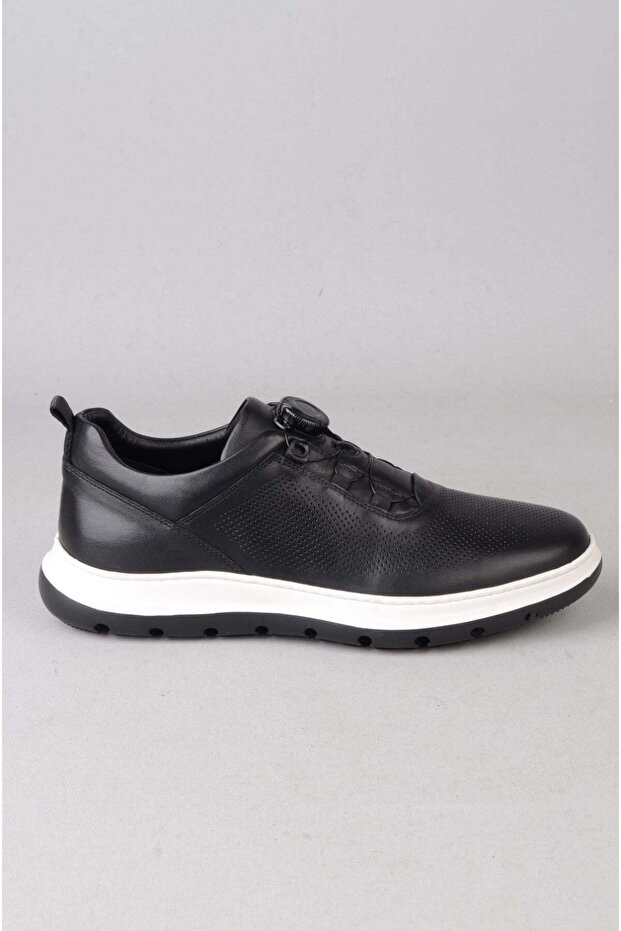Libero h1047 genuine leather Leather cake shoe black