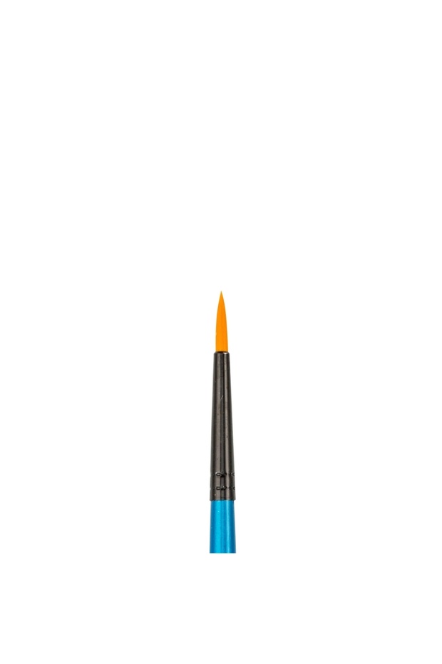 111 Series Golden Synthetic Bristle Round Brush No: 3 X 12 Pieces