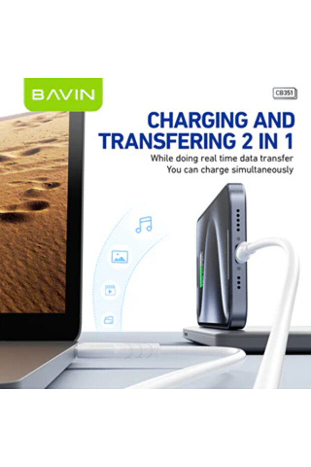 CB351 18W 5M USB To Type-C Data Cable Interface Fast Charging - 5