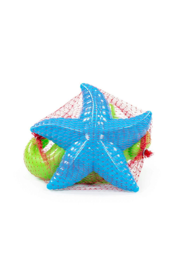 Crab & starfish sand mold - pol-57471 - 1 piece