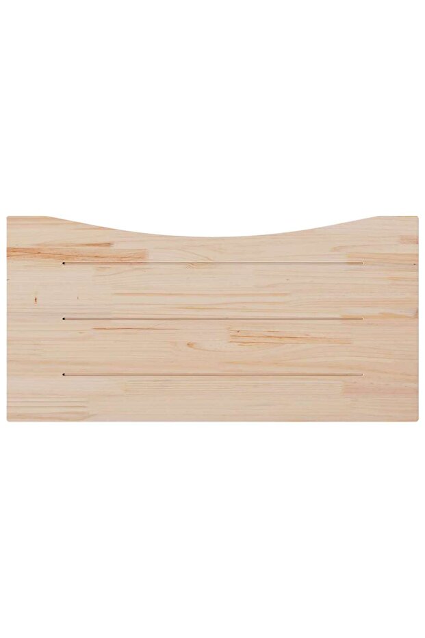 Desk top, 110x60x2.5 cm, solid pine wood - 4