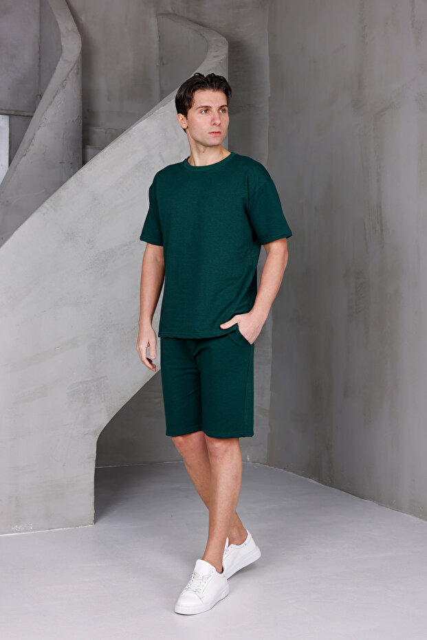 طقم أساسي للرجال مقاس كبير من Alt-Top 2 Two Thread Ko مدمج ort - 4