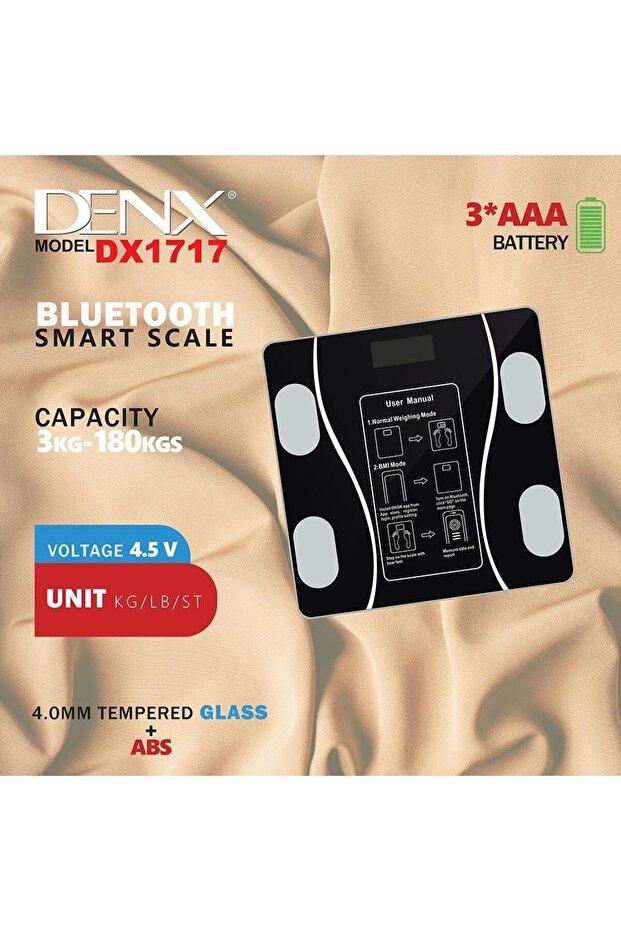 DENX Bluetooth Smart Scale DX1717 - 6