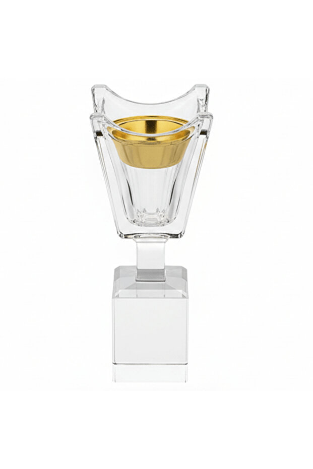 18 cm Modern Glass Incense Burner for Meditation, Aromatherapy, and Contemporary Home Decoratio