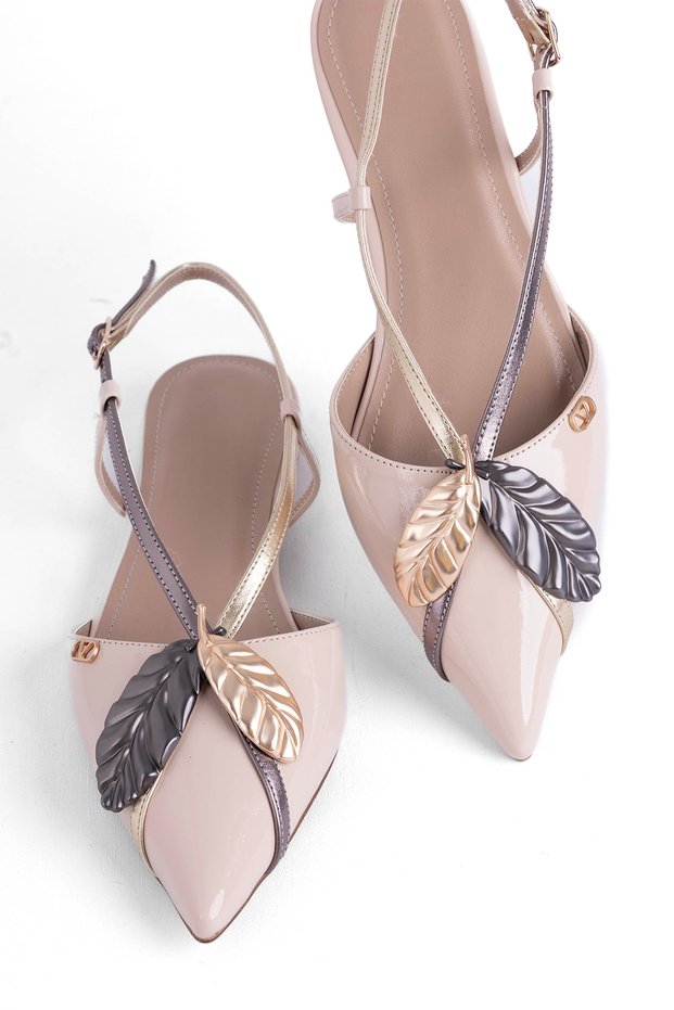 Open Back Ballet Flats Shoes Women Ballet Flats Girls Ballet Flats Beige Ballet Flats