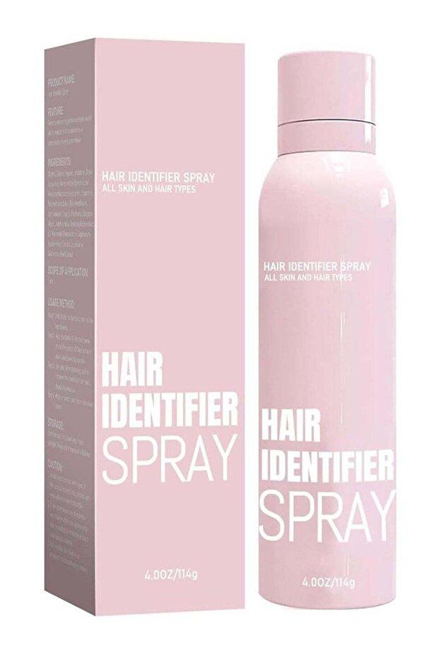 Hair Identifier Spray For Face Shaving, Hair Identifier Spray For Face Shaving Dermaplaning, White