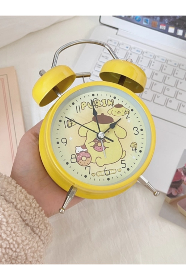 Vintage Alarm Clock - Cute Kawaii Twin Bell Desk Clock
