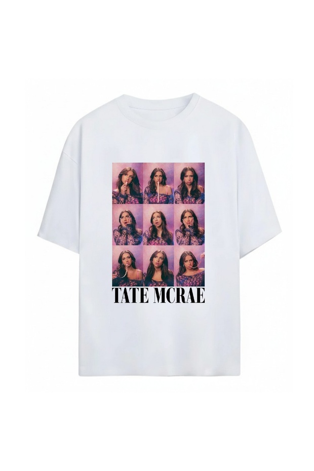 Tate Mcrae Unisex Oversized 100% Cotton Pack T-Shirt