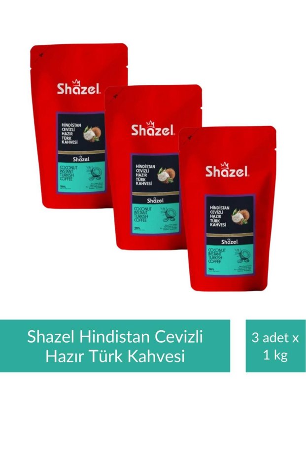 Instant Turkish Coffee with Coconut 1 kg X 3 Pcs