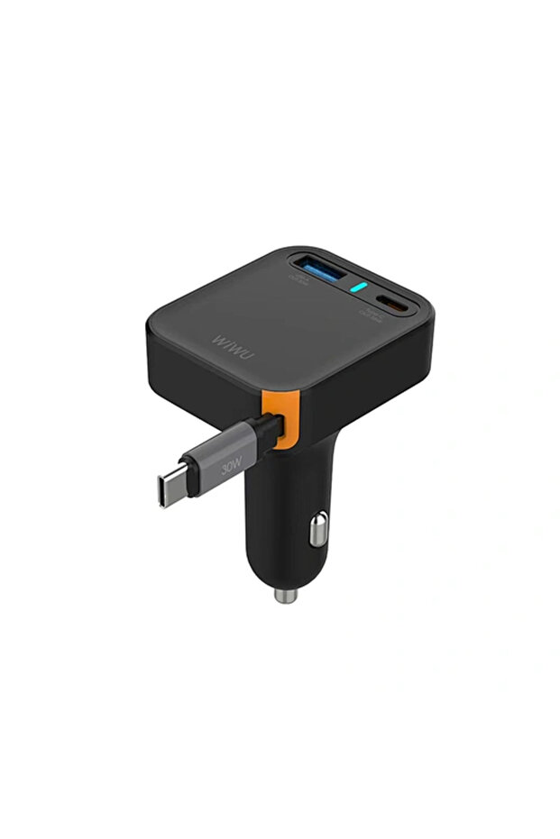 Wi-CC033 65W Helix A+C Fast Car Charger - Black