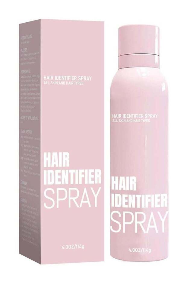 Natural Hair Identifier Spray For Face Shaving with 4 Razor Dermaplaning