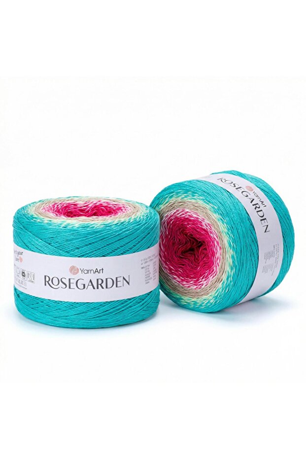 Rosegarden - Embroidered Hand Knitting Yarn Embroidered-336