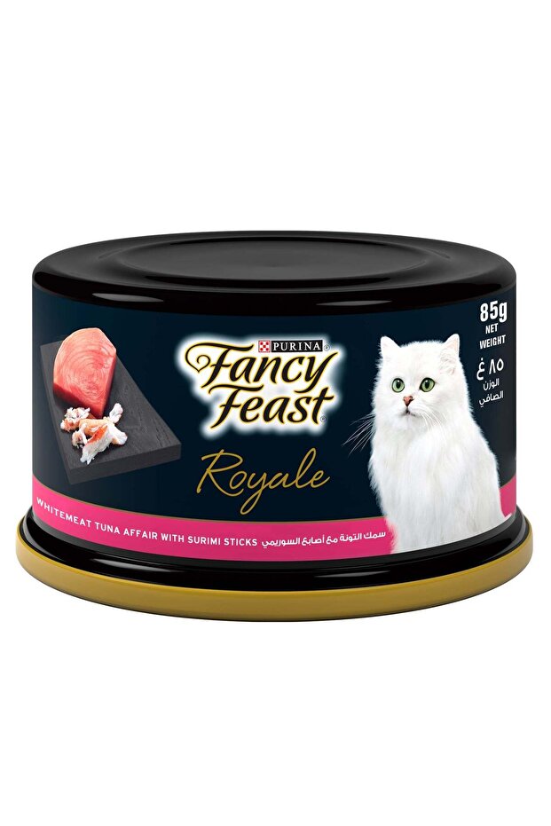 Royale White Meat Tuna Affair with Surimi Sticks Cat Wet Food 85G