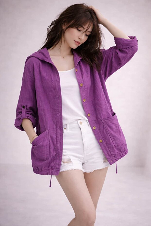 Kadın Müslin Ceket TR3435 - 1