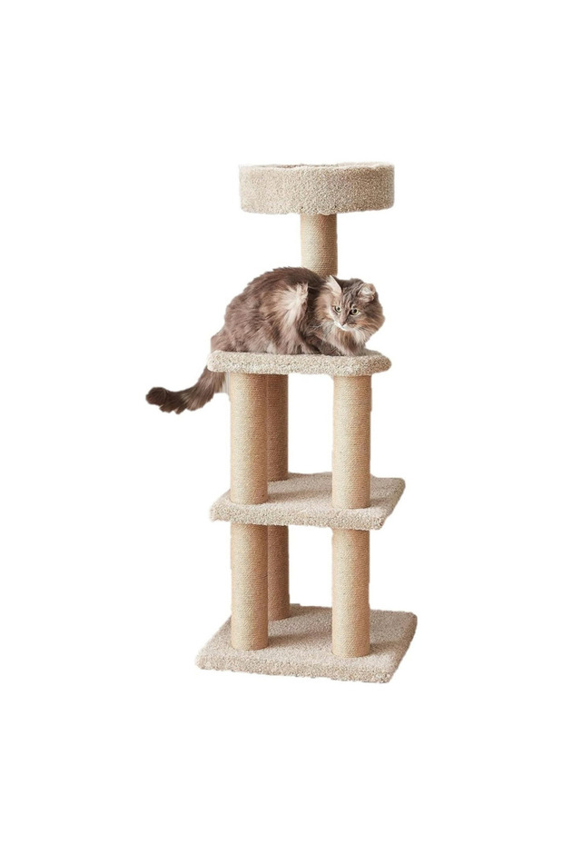 Cozy Cat Tree Tower & Scratching Post 45.7x45.7x116.8cm