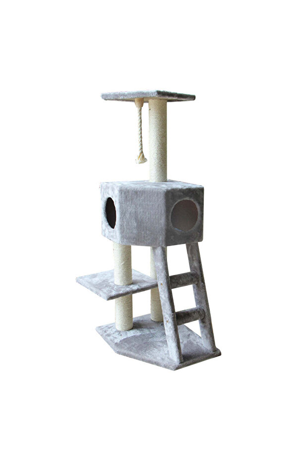 Cat Tree & Condo Classic Rover Grey 120cm