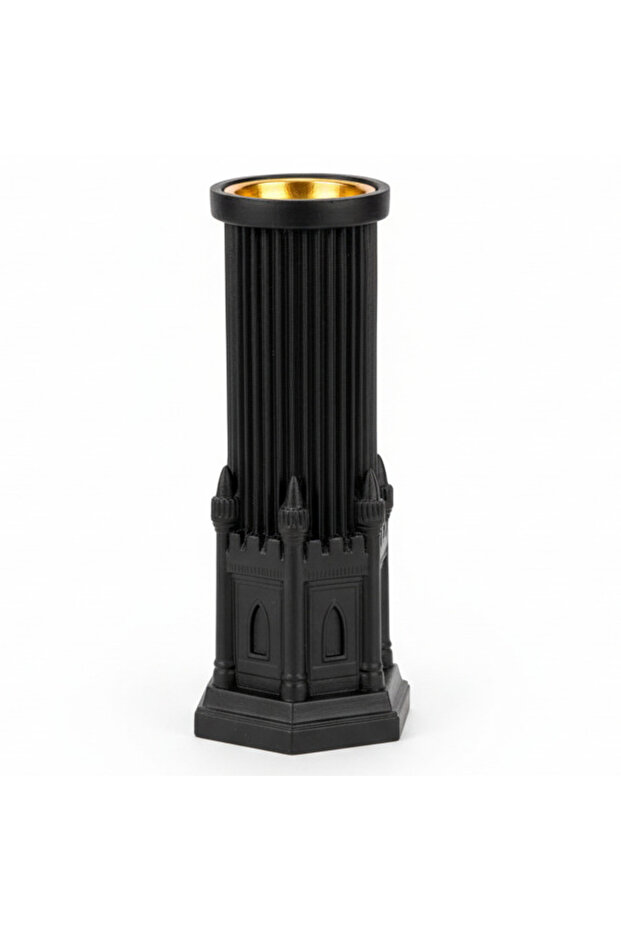 Black Ceramic Decorative Incense Holder