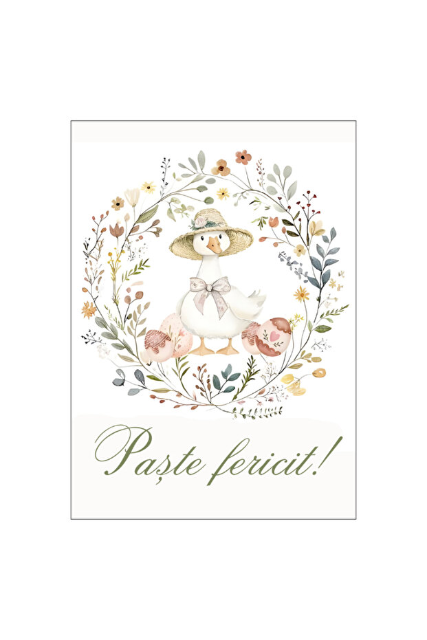 Felicitare 13x18cm cu plic- Paste - model 3 - 1