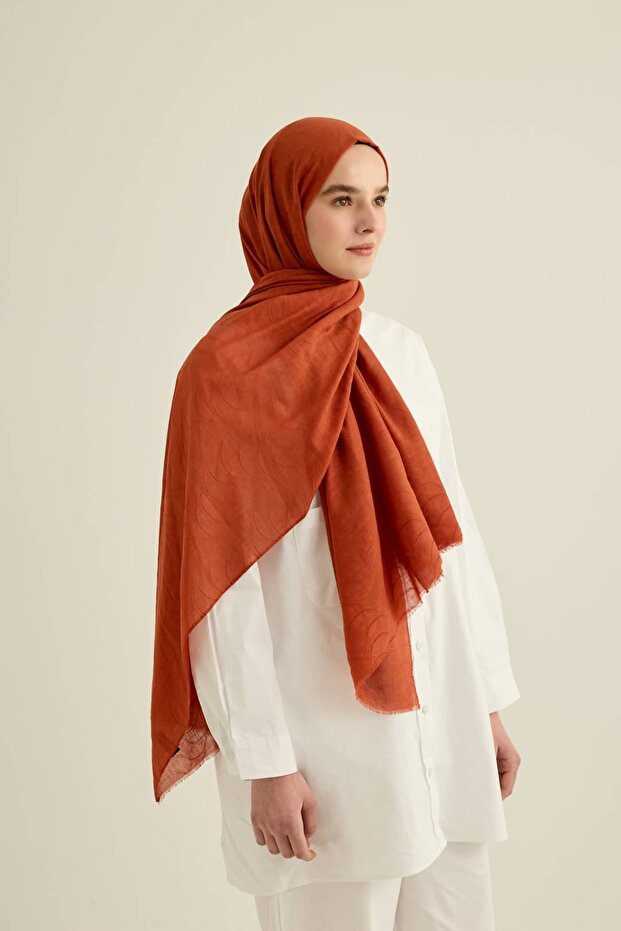 Wind Pattern Aya Puff Shawl - 2