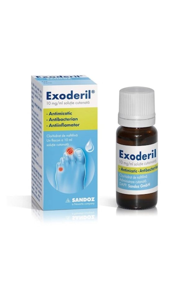 Tratament antifungic pentru unghii Exoderil