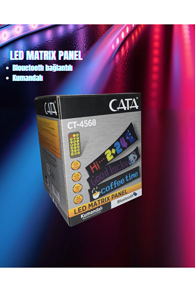 CT-4568 Led Matrix Panel Kumandalı - Bluetooth