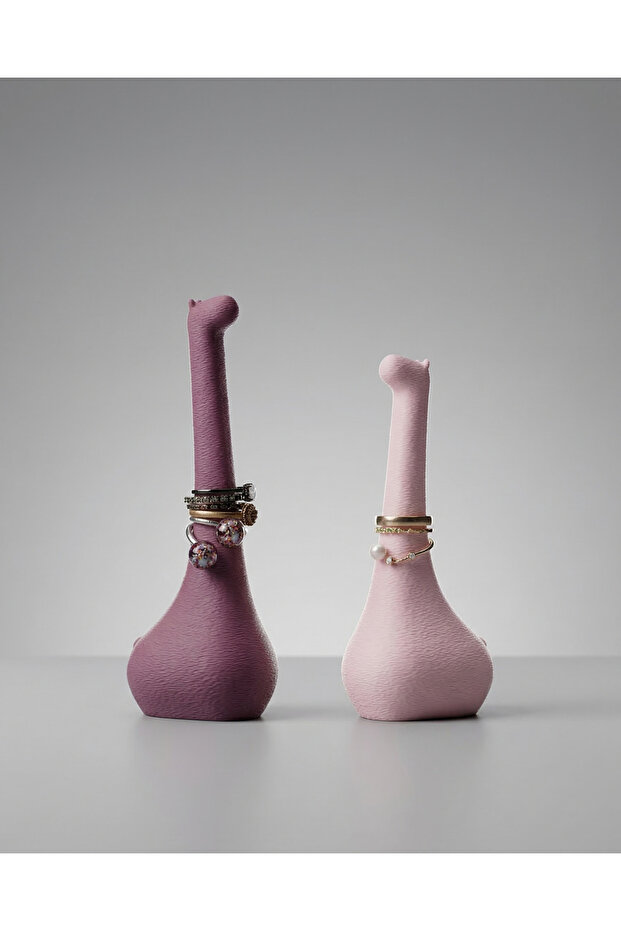 2 Zoe Ring Stands |   2-Piece Giraffe Design Jewelry Stand