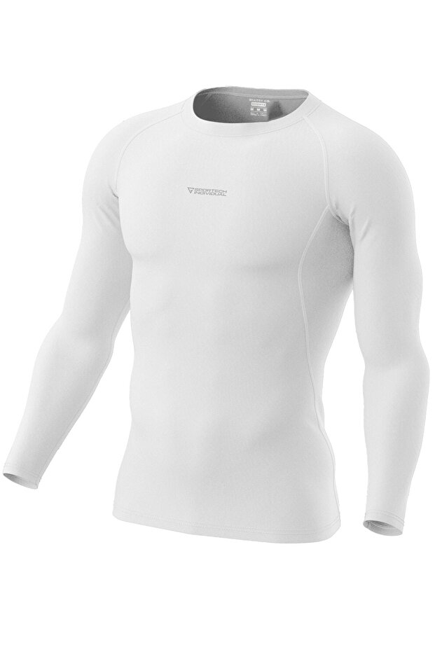 Men's Pro Compression Moisture-Wicking Athletic Long Sleeve Raglan Sleeve Sports T-Shirt
