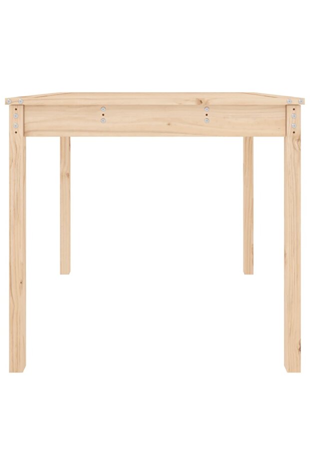 Garden table, 82.5x82.5x76 cm, solid pine wood - 5