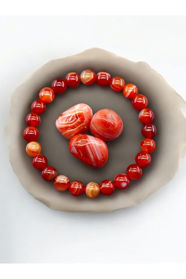 Agate Natural Stone Bracelet with Tımbıl Gift