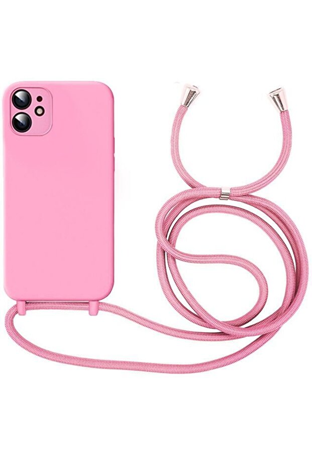 Θήκη Cloud Κορδόνι Pink iPhone 12