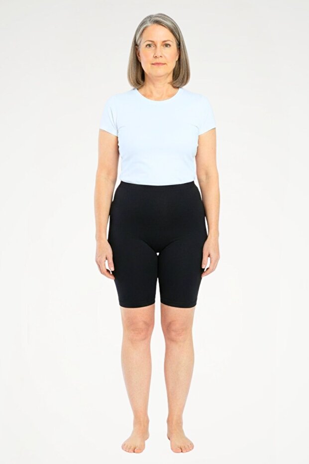 Modal Anne Short Leggings High Waist Lifting Shorts - Lightweight, Comfortable, Stretchy, and Breathable.