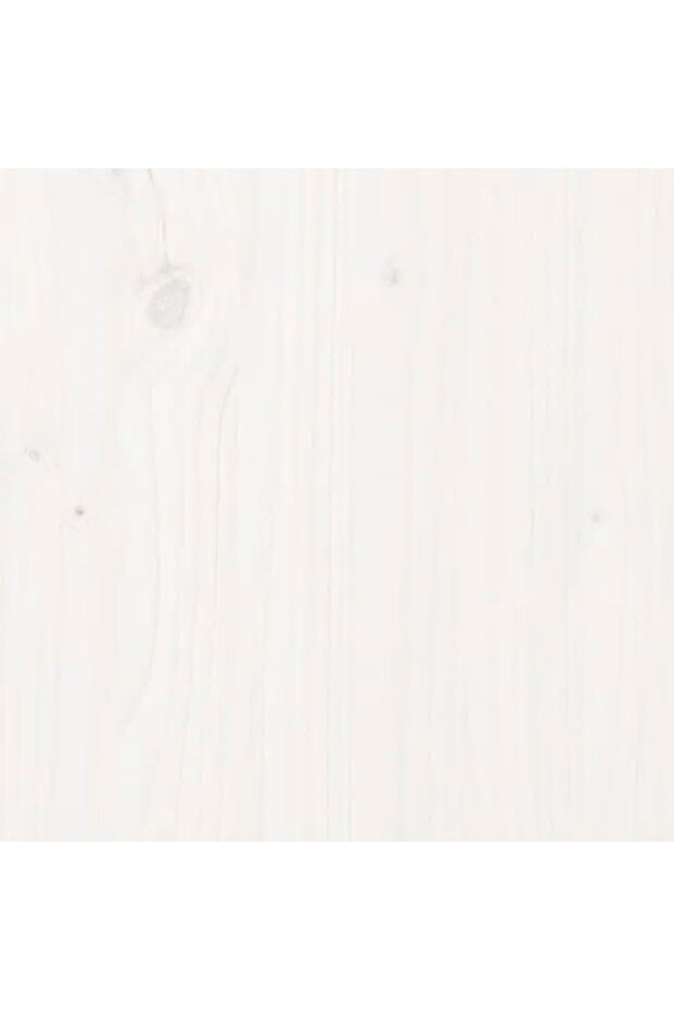 Table top, white, 70x35x2.5 cm, solid pine wood, oval - 5