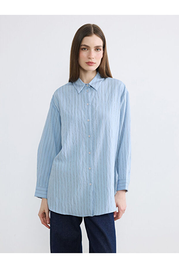 Striped Women's Shirt Tunic