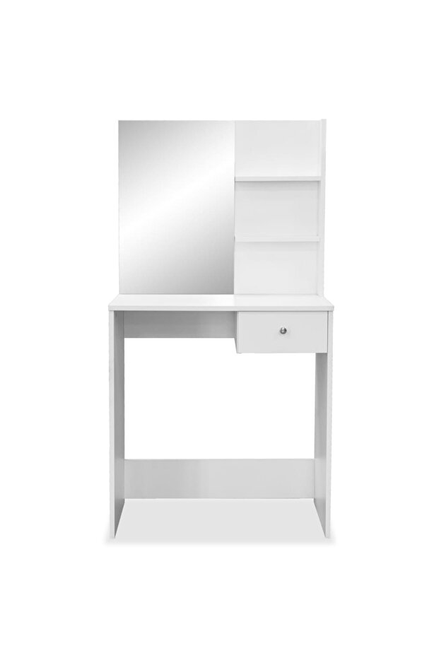 Dressing table, chipboard, 75x40x141 cm, white - 3