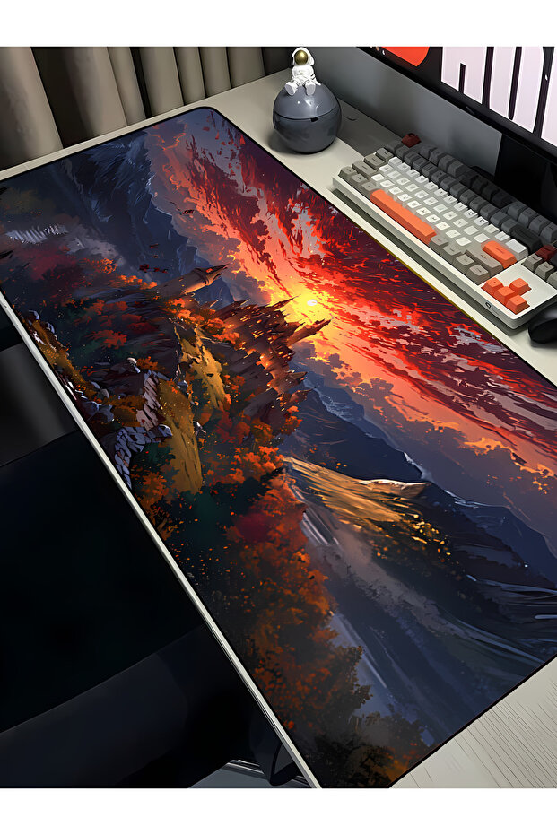 Fantasy Castle 40x90 ProControl Mouse Pad Gaming Mousepad حذاء بنعل مانع للانزلاق Great Player Ultra Smooth