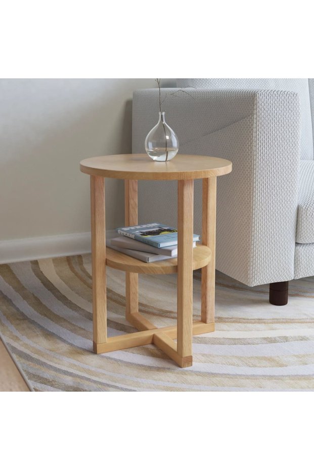 Side table, 40 x 50 cm, solid oak