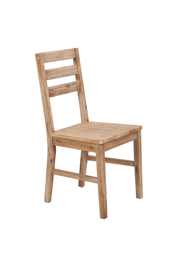 Kitchen chairs, 6 pcs., solid acacia wood - 2