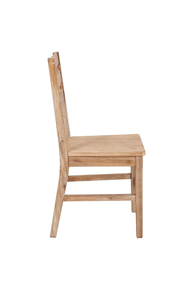 Kitchen chairs, 6 pcs., solid acacia wood - 4