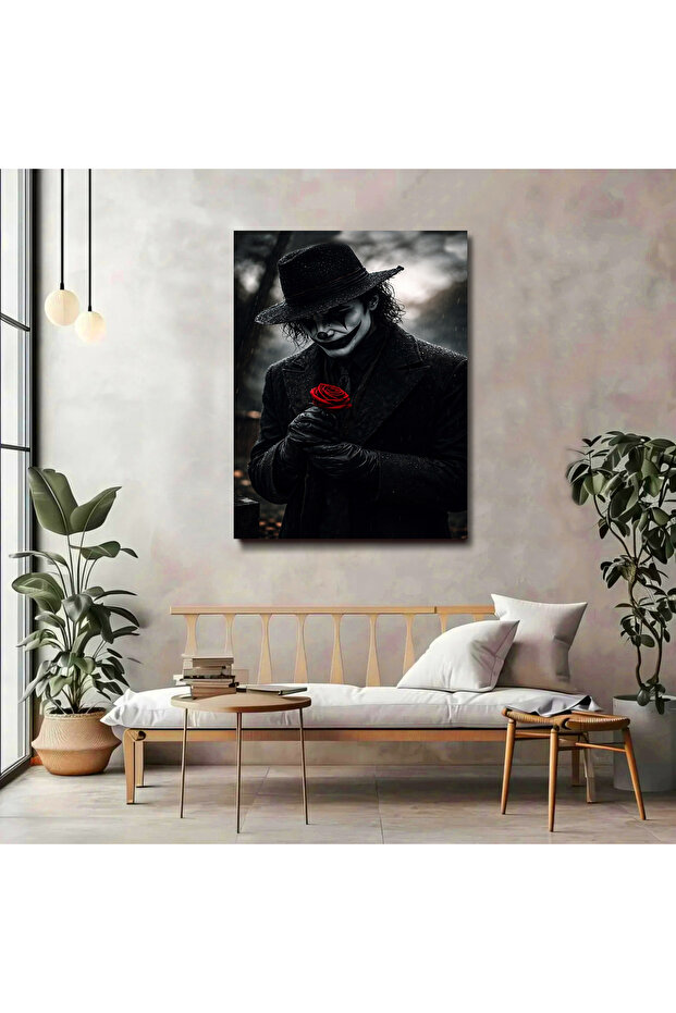 Joker Temalı Kanvas Tablo