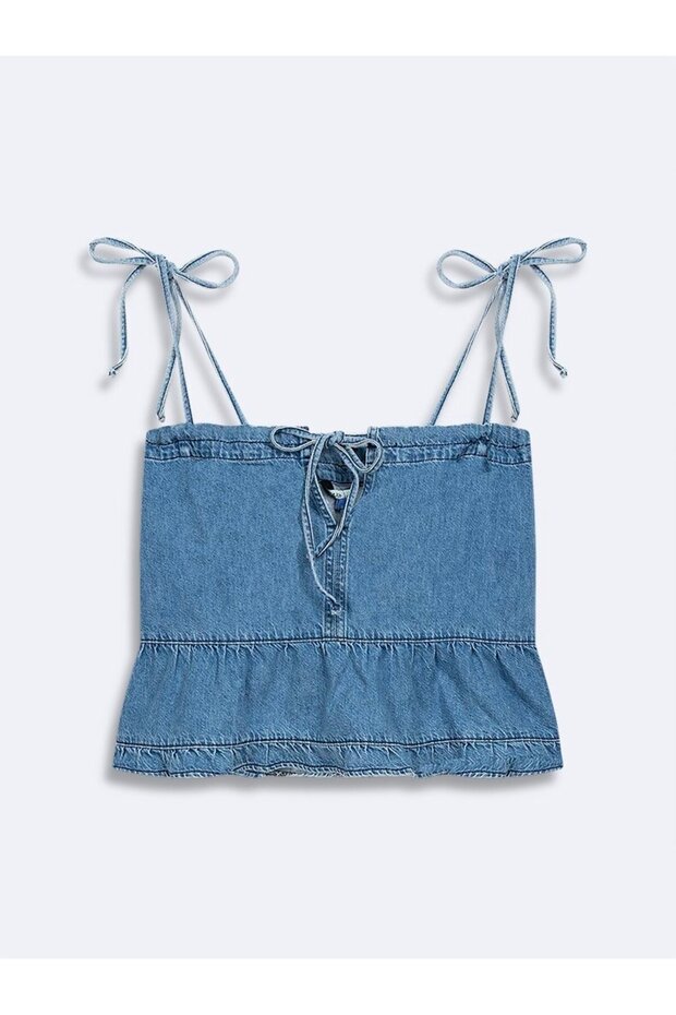 Anesha Mid Indigo Bluz - 2