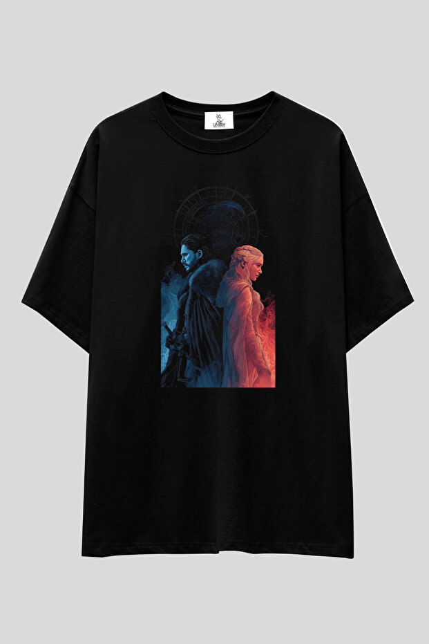 Game of Thrones T-Shirt | Unisex 100% Cotton Black & White Printed Custom Design Tee