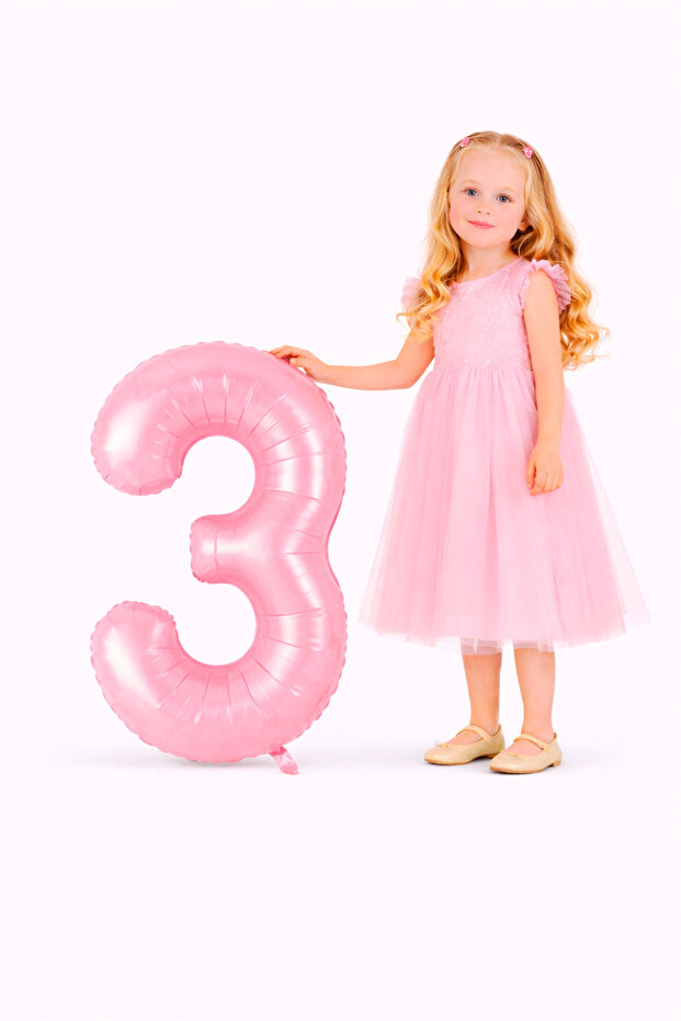 Foil Number Balloon 3 Number 76 cm 34 Inch