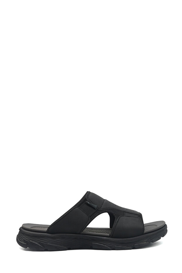 408044.M6Fx Black Men's Slipper