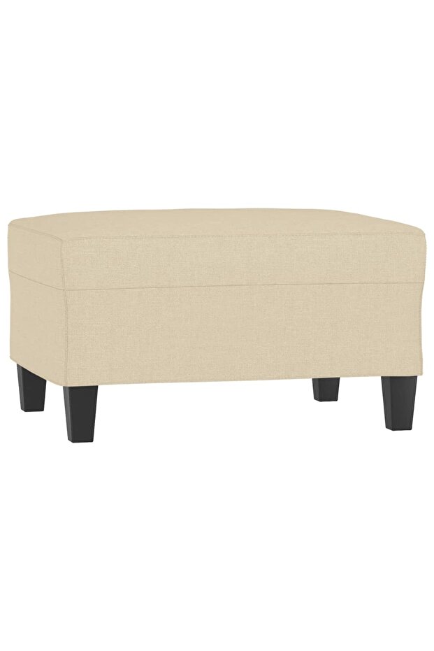 Taburet, crem, 70x55x41 cm, material textil - 2